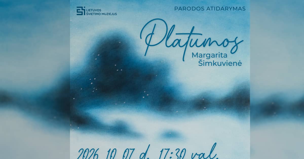 Margaritas Šimkuvienes izstādes "Platumas" atklāšana