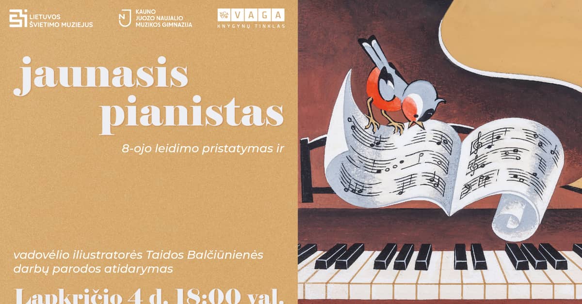 Izstādes „Taida Balčiūnienė un jaunais pianists” atklāšana