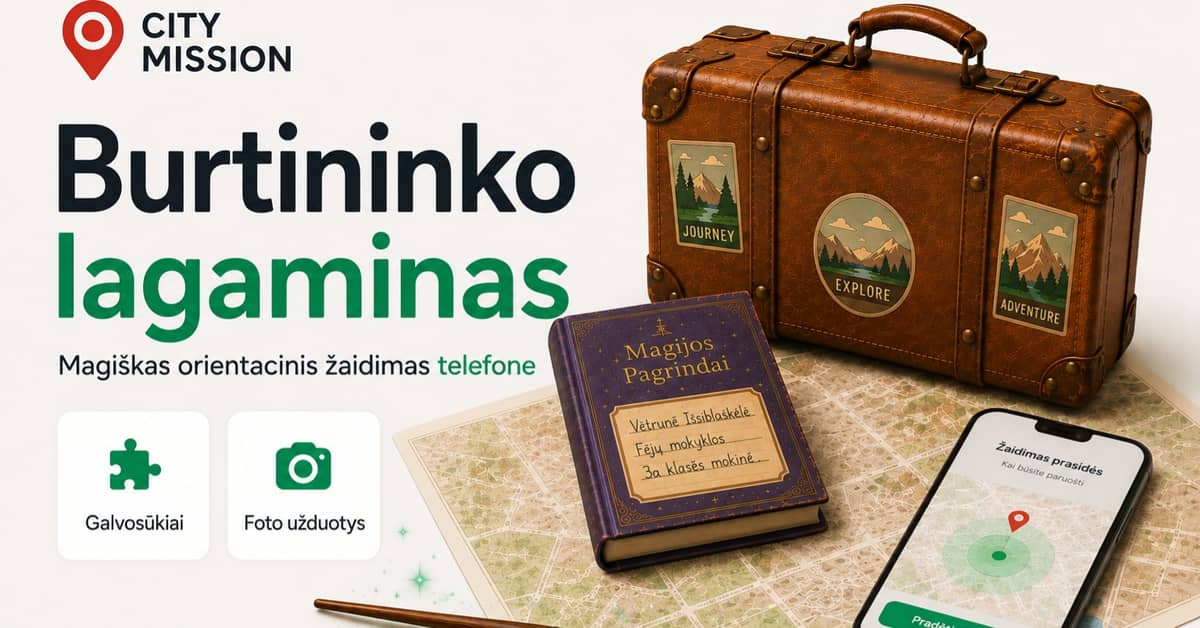 Orientēšanās spēle "Kaunas burvis"