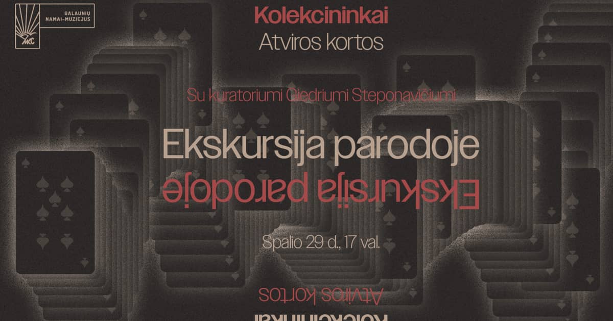 Ekskursija ar kolekcionāru Giedriusu Steponavičiusu
