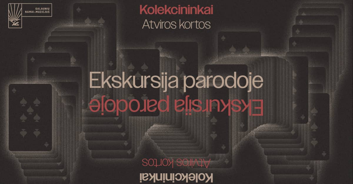 Ekskursija izstādē "Kolekcionāri: Atklātas kārtis"