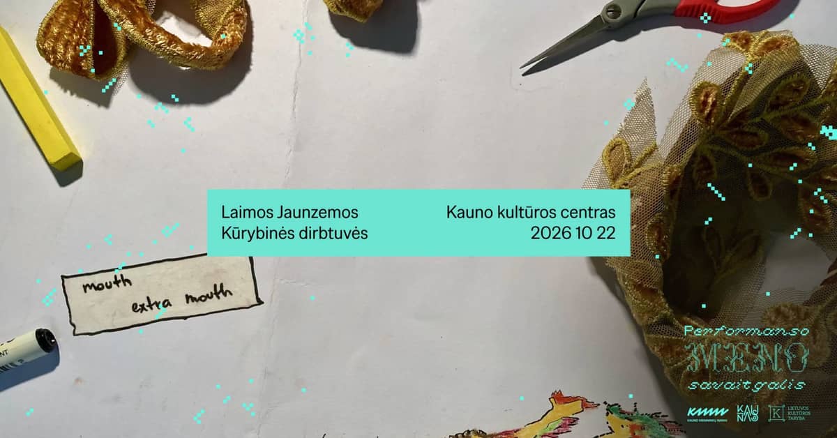 EXTRA MOUTH: darbnīca ar Lizard Woman ⋅∵⋅⋰ LAIMA JAUNZEMA ⋅∵⋅⋰ PERFORMANSO MENO SAVAITGALIS 2026
