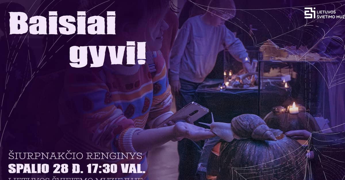 Šausmu nakts pasākums "BAISIAI DZĪVI"