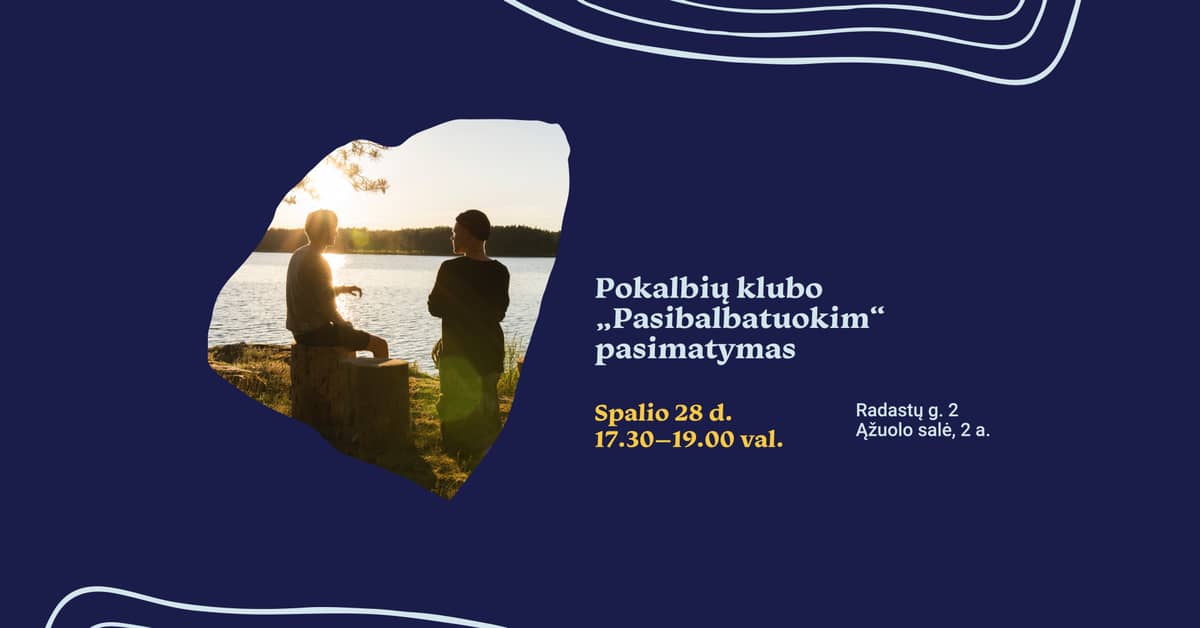 Kluba “Pasibalbatuokim” tikšanās