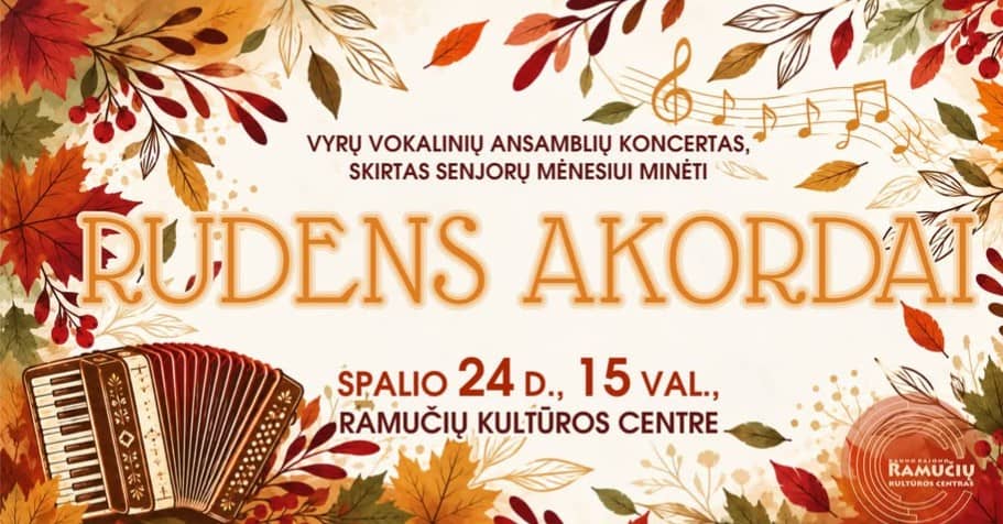 Vīru vokālo ansambļu koncerts „Rudens akordi“