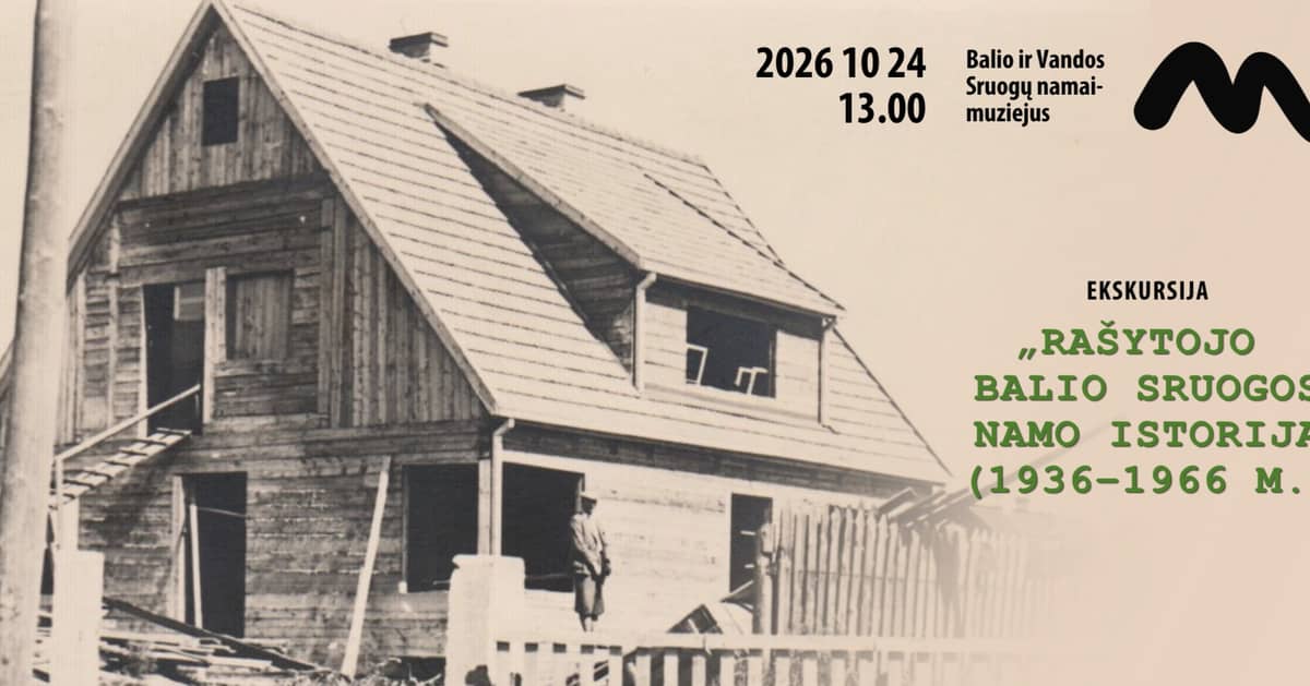 Ekskursija „Rakstnieka Balisa Sruogas nama vēsture (1936–1966)“