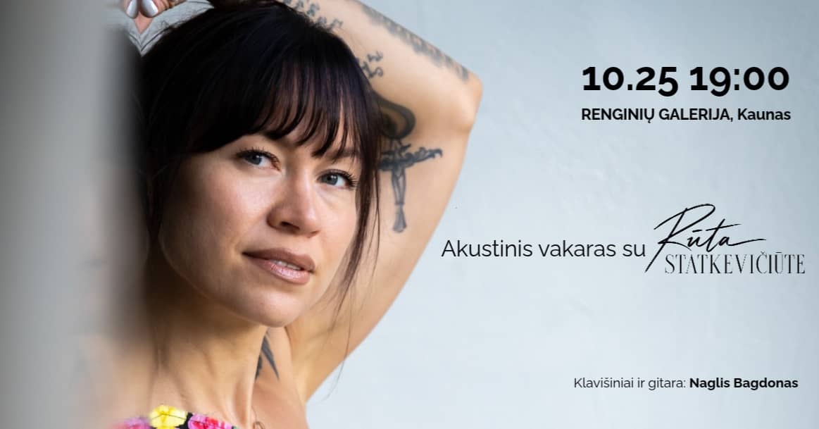 Akustiskais vakars ar Rūtu Statkevičiūti
