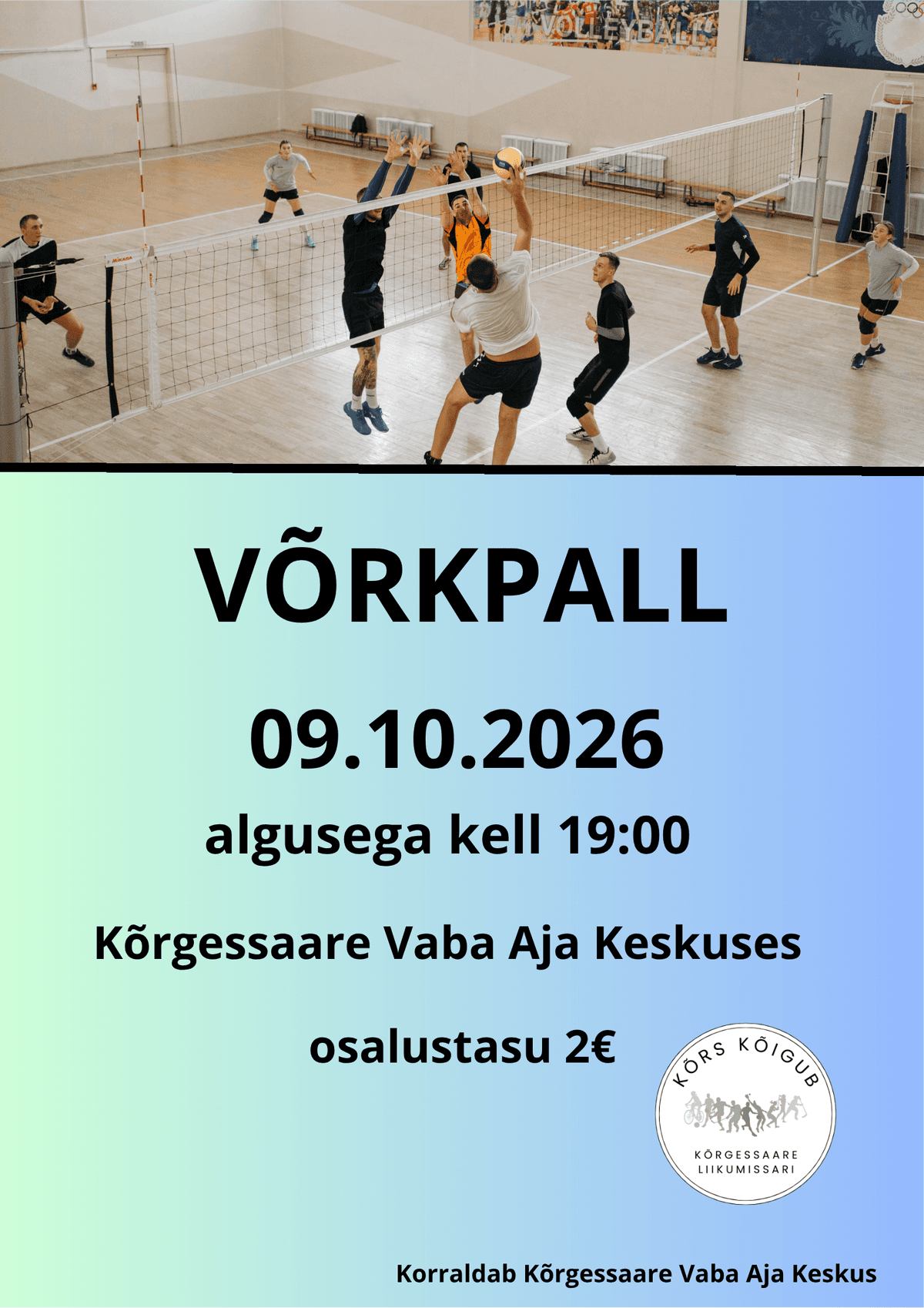 Volejbols – Kõrs Kõigub kustību sērija