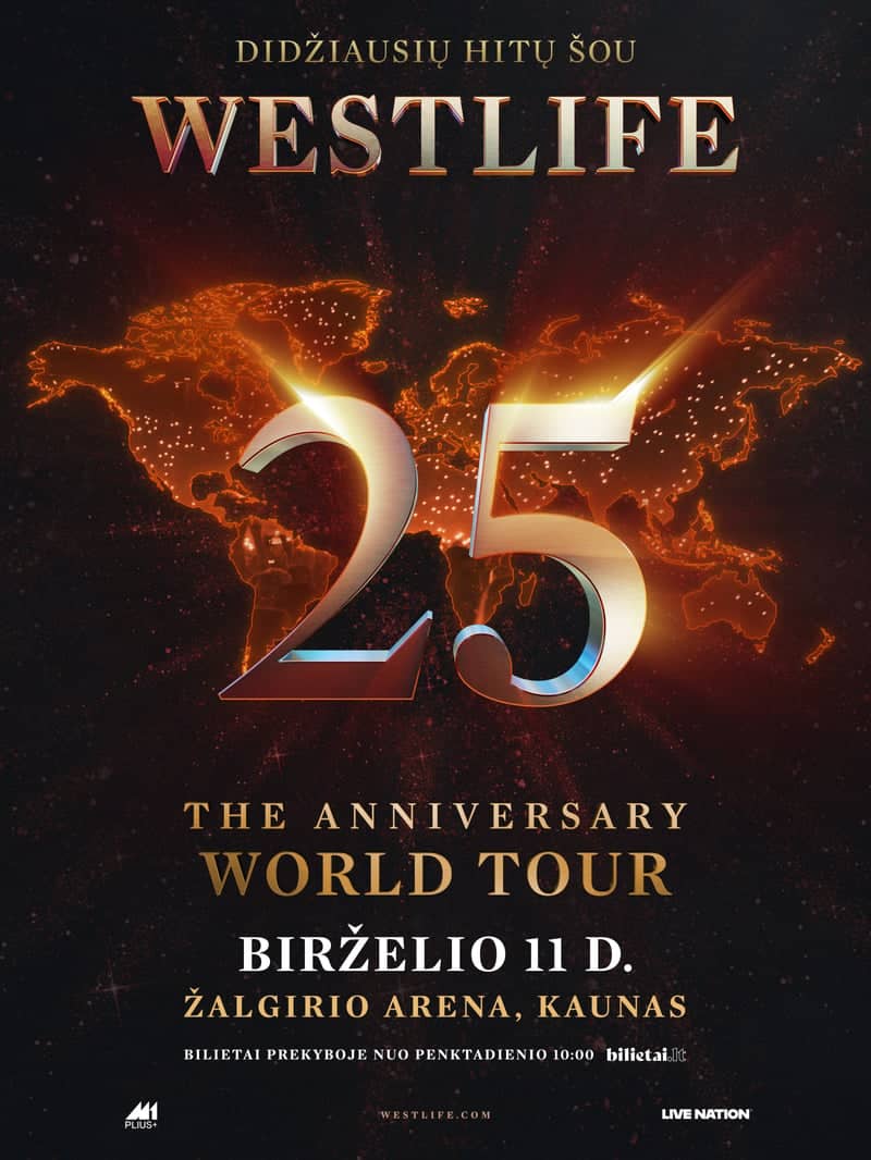 WESTLIFE 25 | THE ANNIVERSARY WORLD TOUR