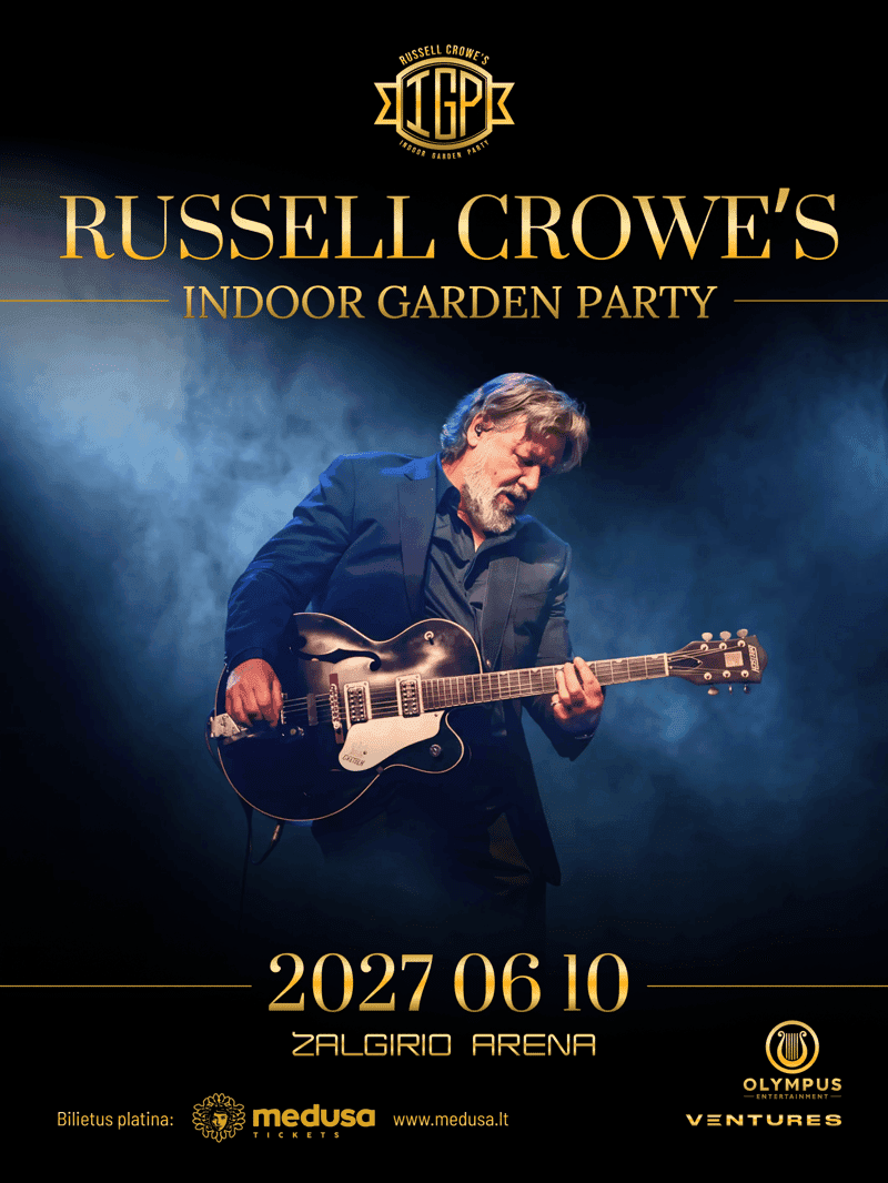 RUSSELL CROWE'S | Iekštelpu svētku ballīte