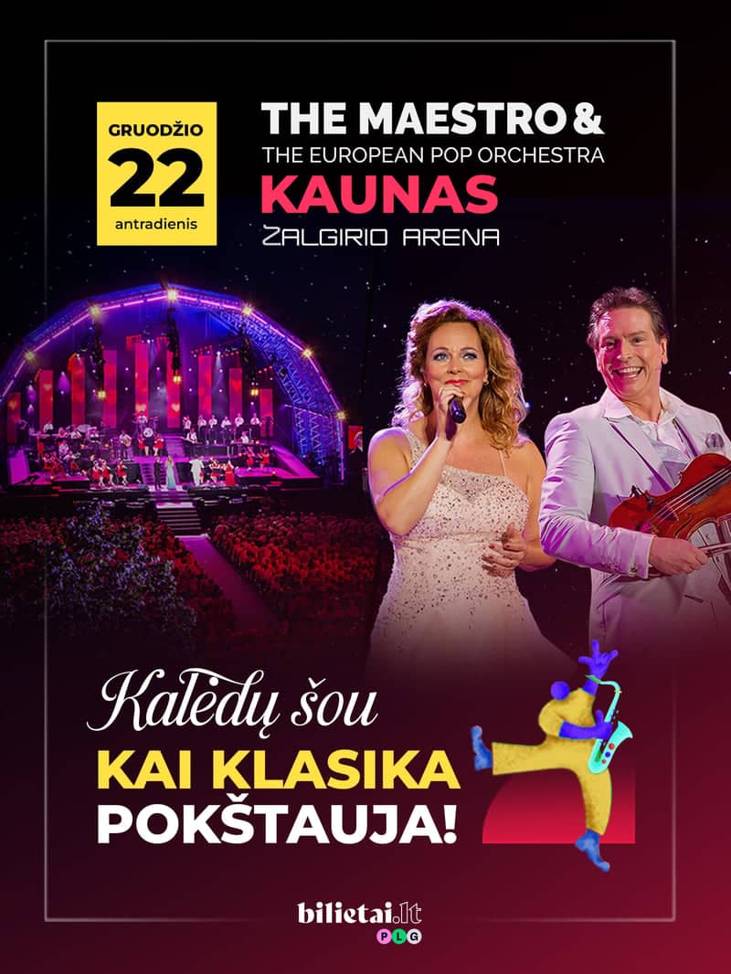 Maestro un European Pop Orchestra | Ziemassvētku šovs: Kad klasika izspēlē jokus