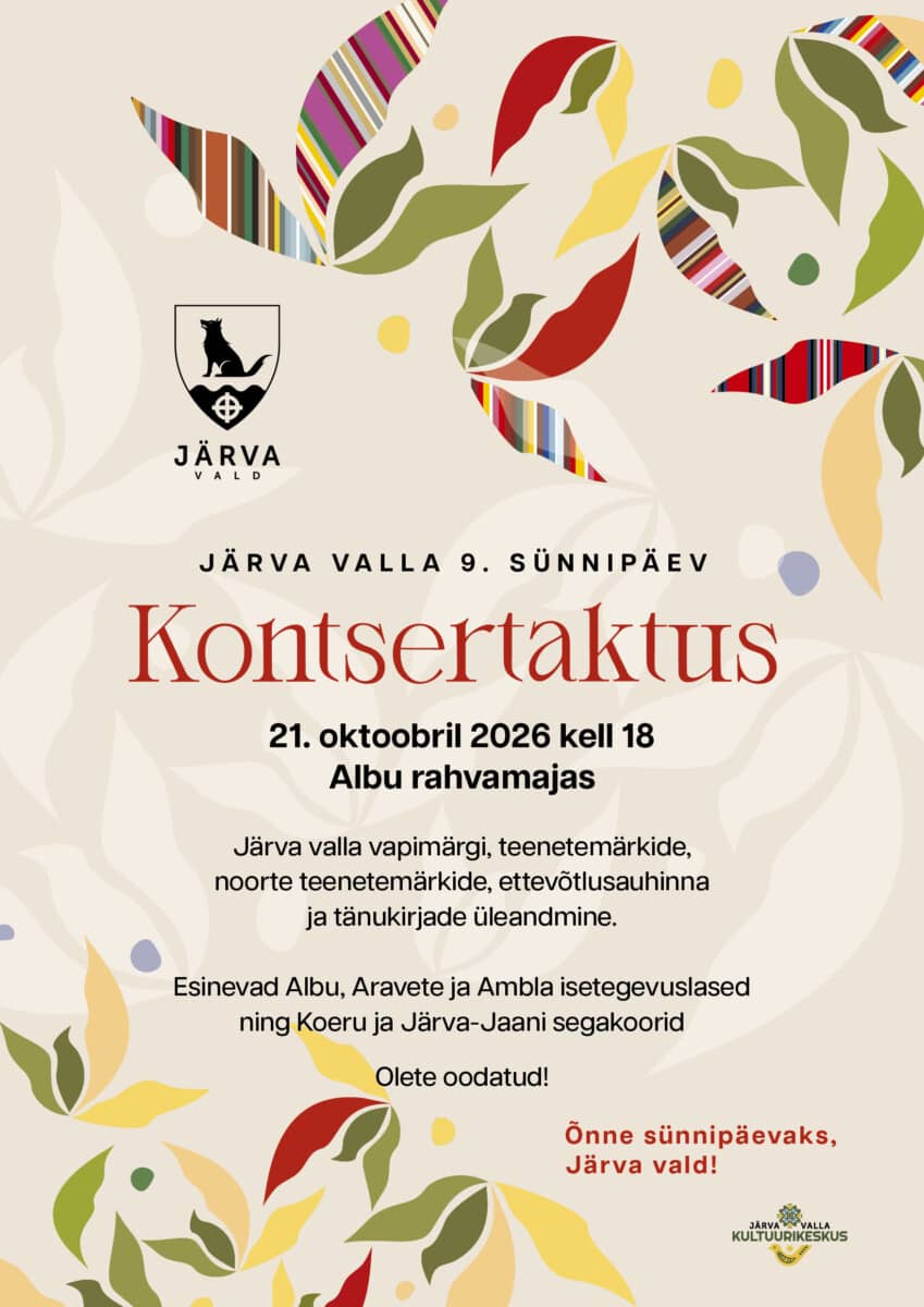 Järva pagasta 9. dzimšanas dienas svinīgais koncerts Albu tautas namā