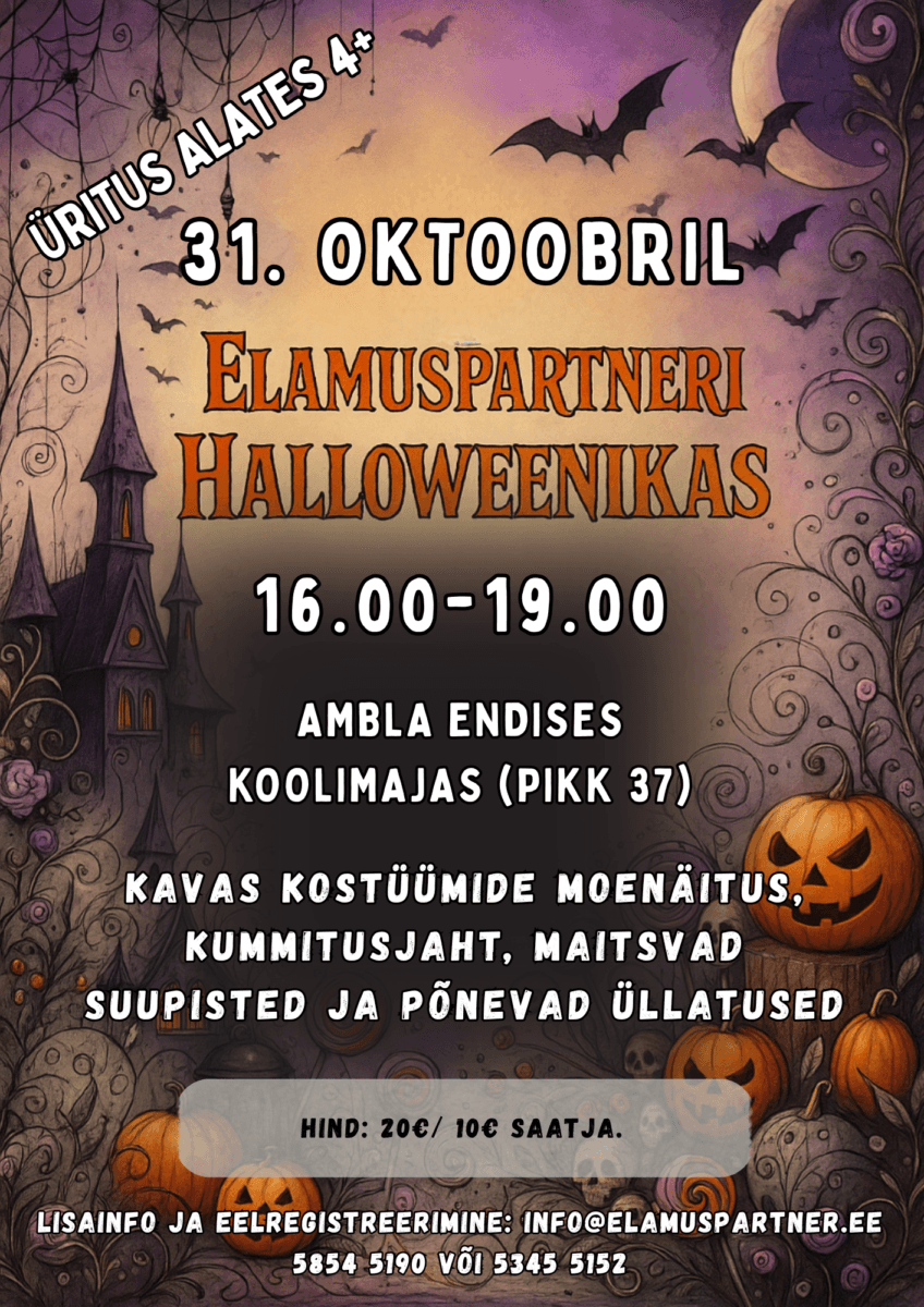 Elamuspartneri Halloweenikas