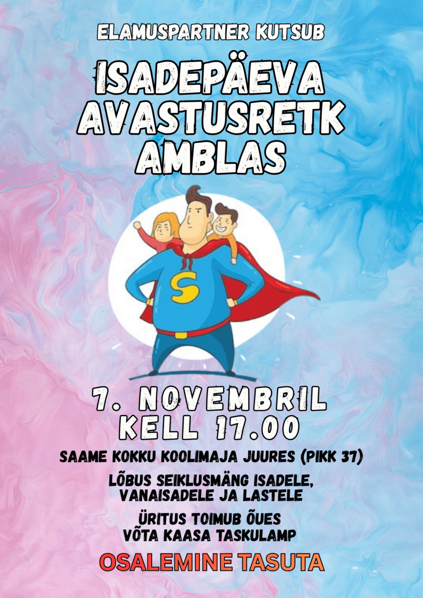 Tēvu dienas atklājumu pārgājiens Amblā