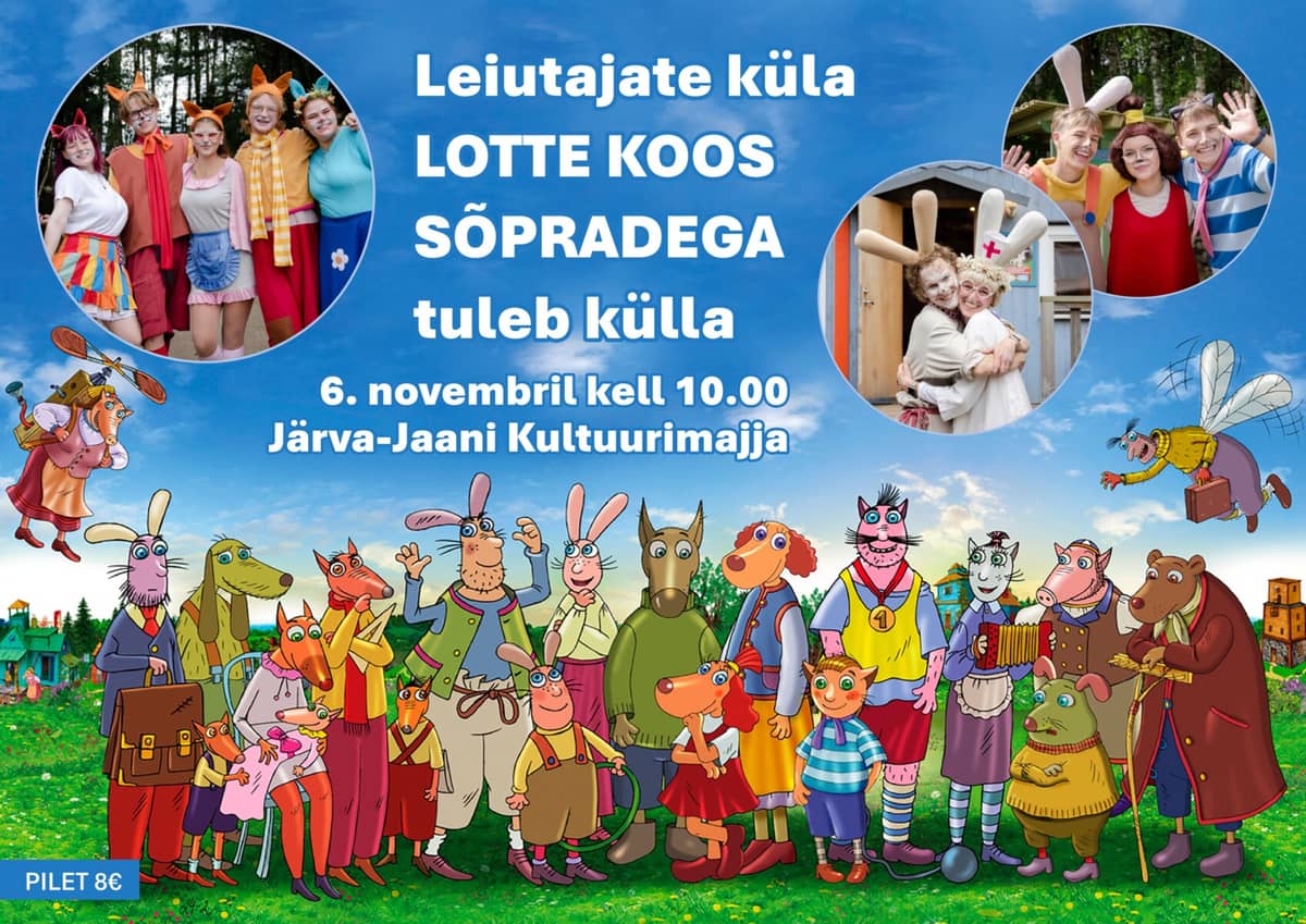 Izgudrotāju ciems Lote kopā ar draugiem nāk ciemos
