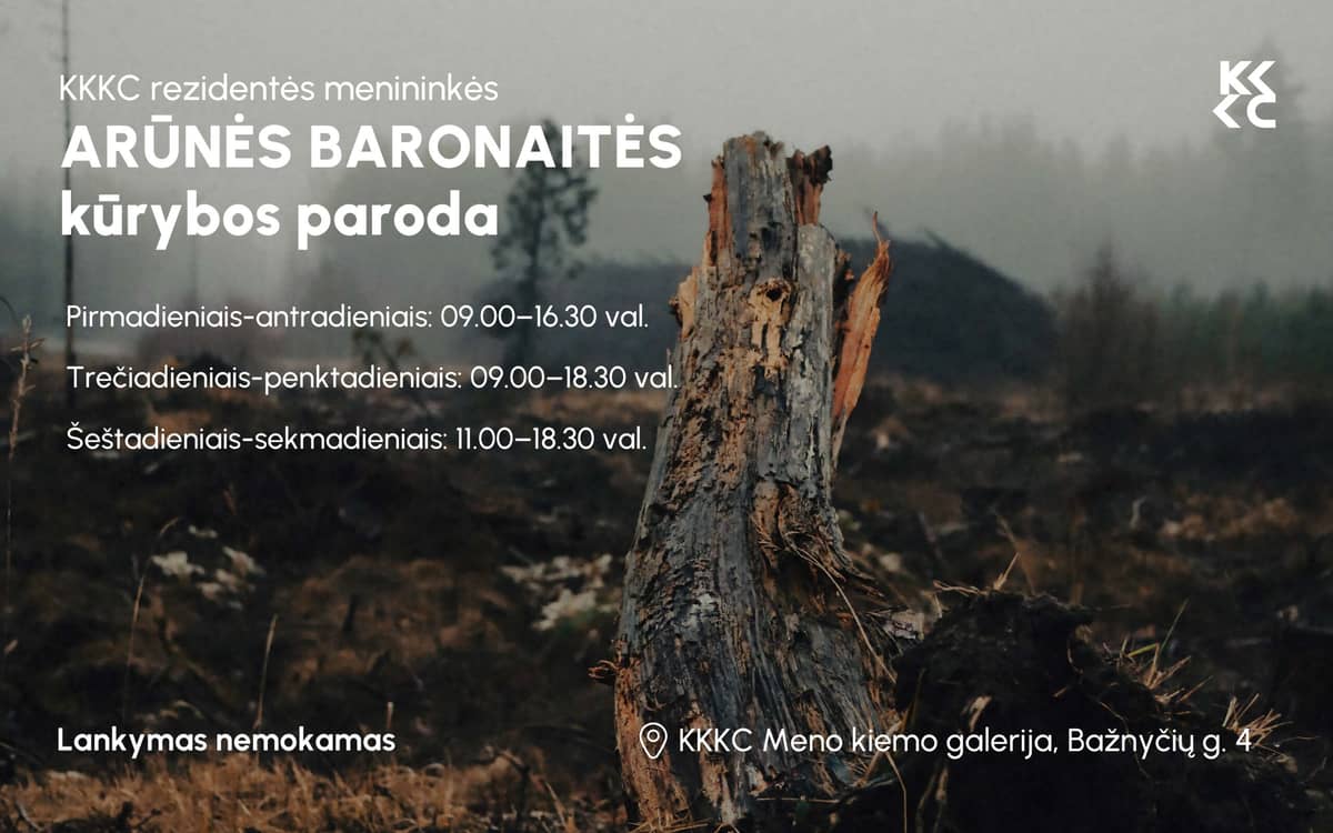 KKKC rezidentes Arūnės Baronaitės atvērta radošā izstāde