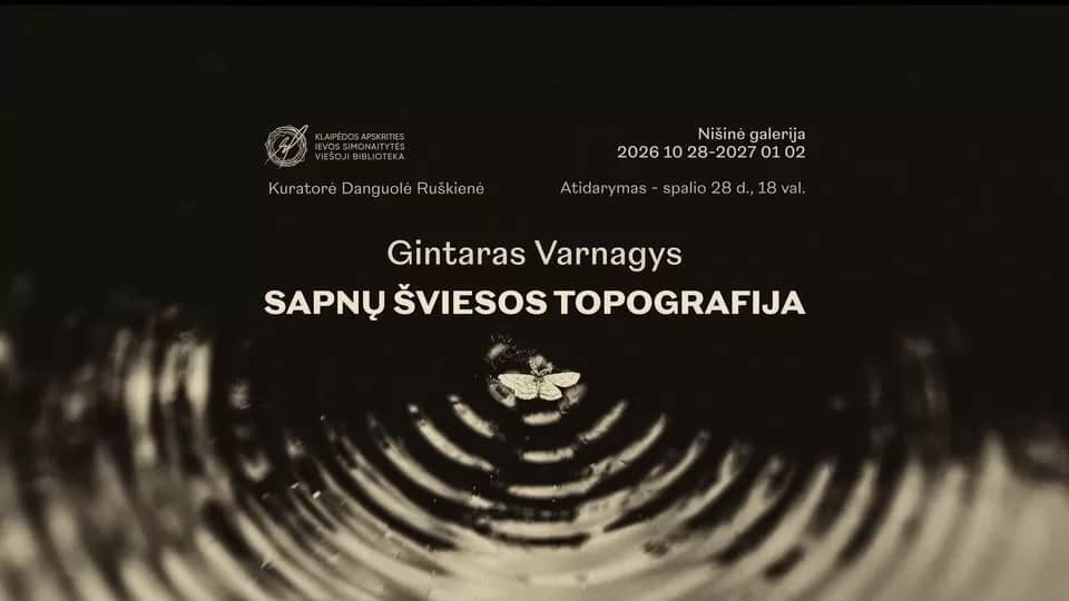 Gintara Varnagja fotogrāfiju izstādes "Sapņu gaismas topogrāfija" atklāšana