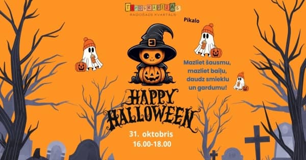 Bērnu pasākums. HALOWEEN