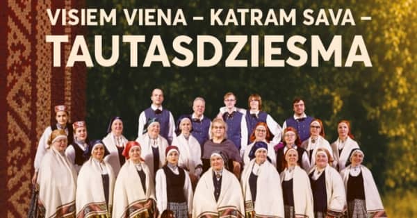 Dziesmu dienas koncerts "Visiem viena- katram sava- tautasdziesma