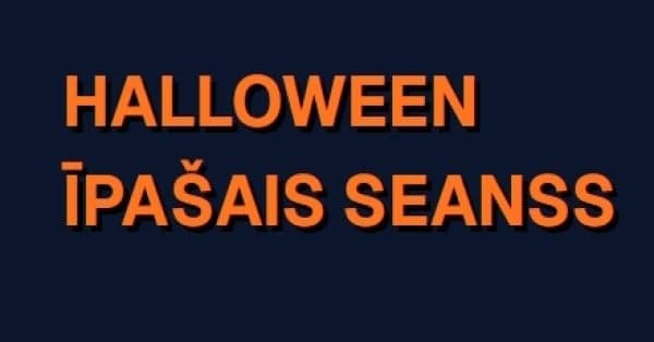 Īpašais Halovīna seanss ar animāciju "Diedziņš un monstri"