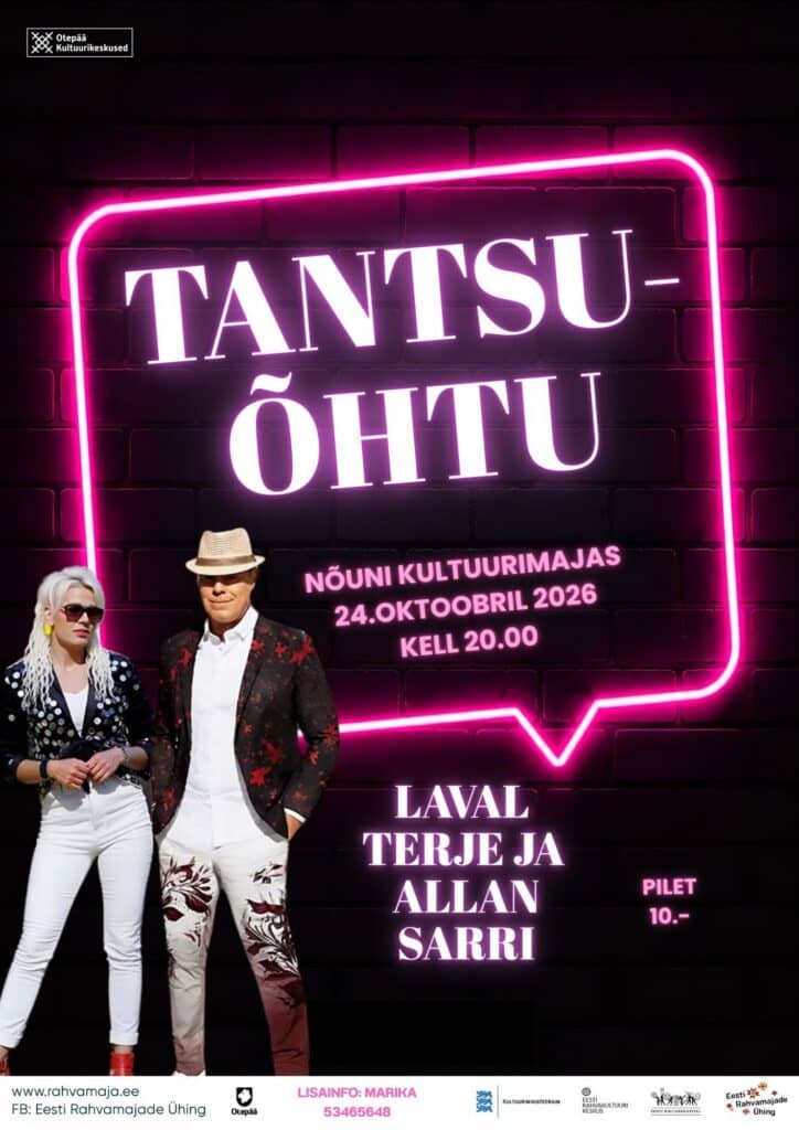 Deju vakars uz skatuves ar Terje un Allan Sarri