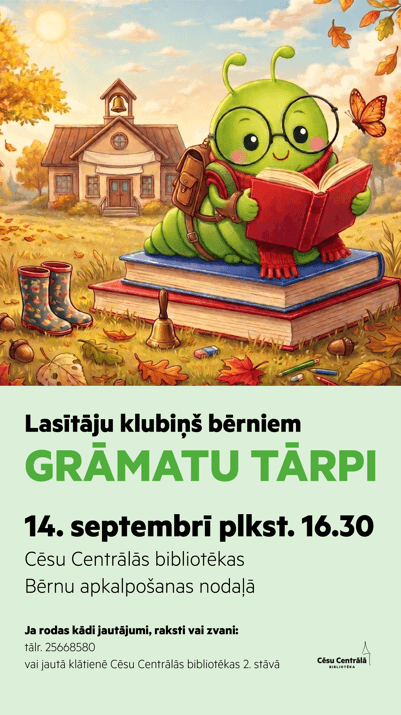 Lasītāju klubiņš bērniem “Grāmatu tārpi”