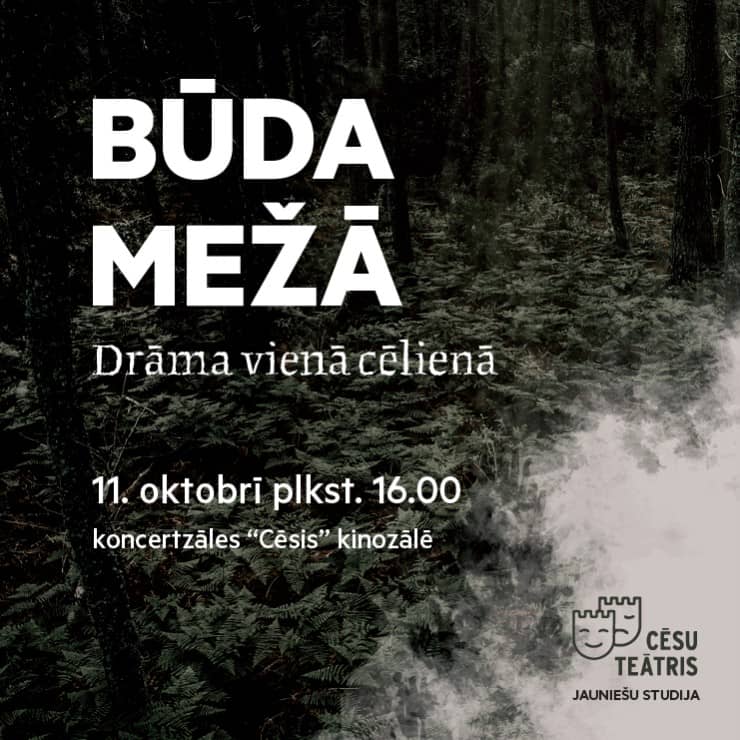 Cēsu teātra jauniešu studijas izrāde "Būda mežā"
