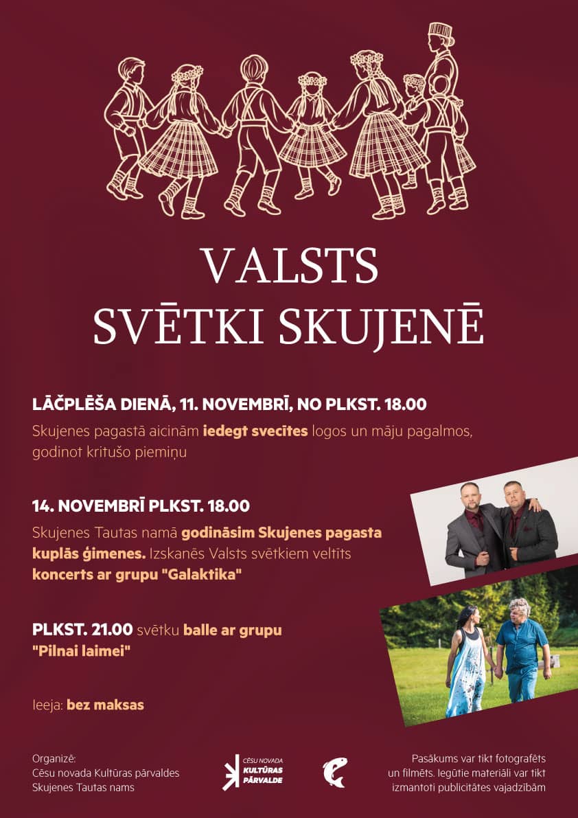 Valsts svētku koncerts ar grupu “Galaktika”