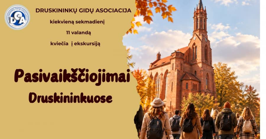 Svētdienas ekskursija Pastaigas Druskininkos