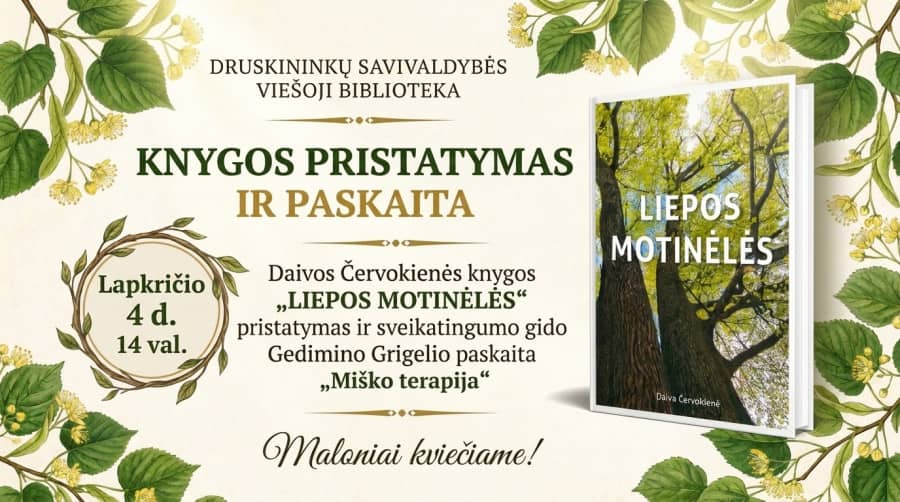 Daivas Červokienes grāmatas „Liepu māmiņas” prezentācija