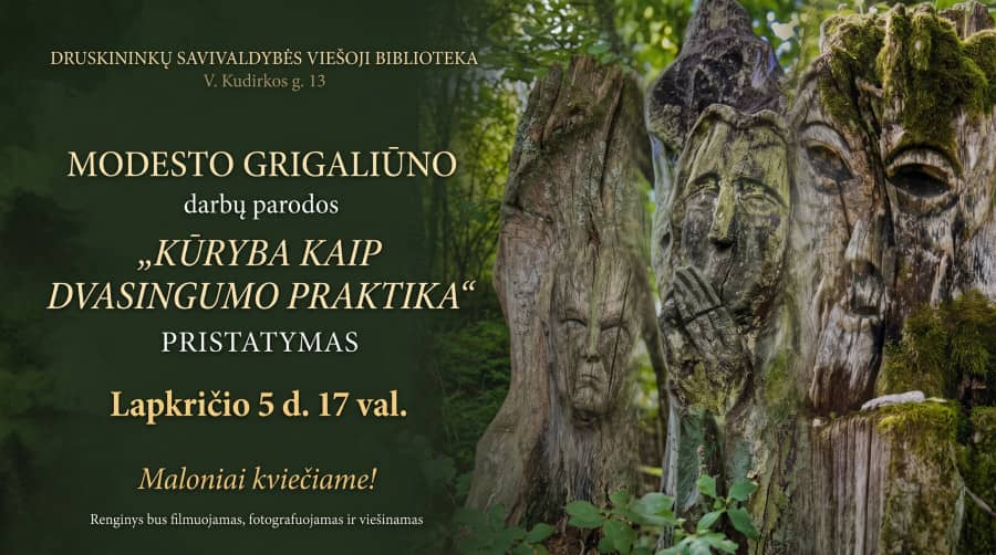 Tautas mākslinieka Modesta Grigaliūna darbu izstāde „Radošums kā garīguma prakse”