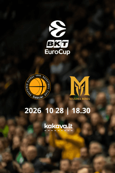BKT EuroCup: Šiauliai-Maxima