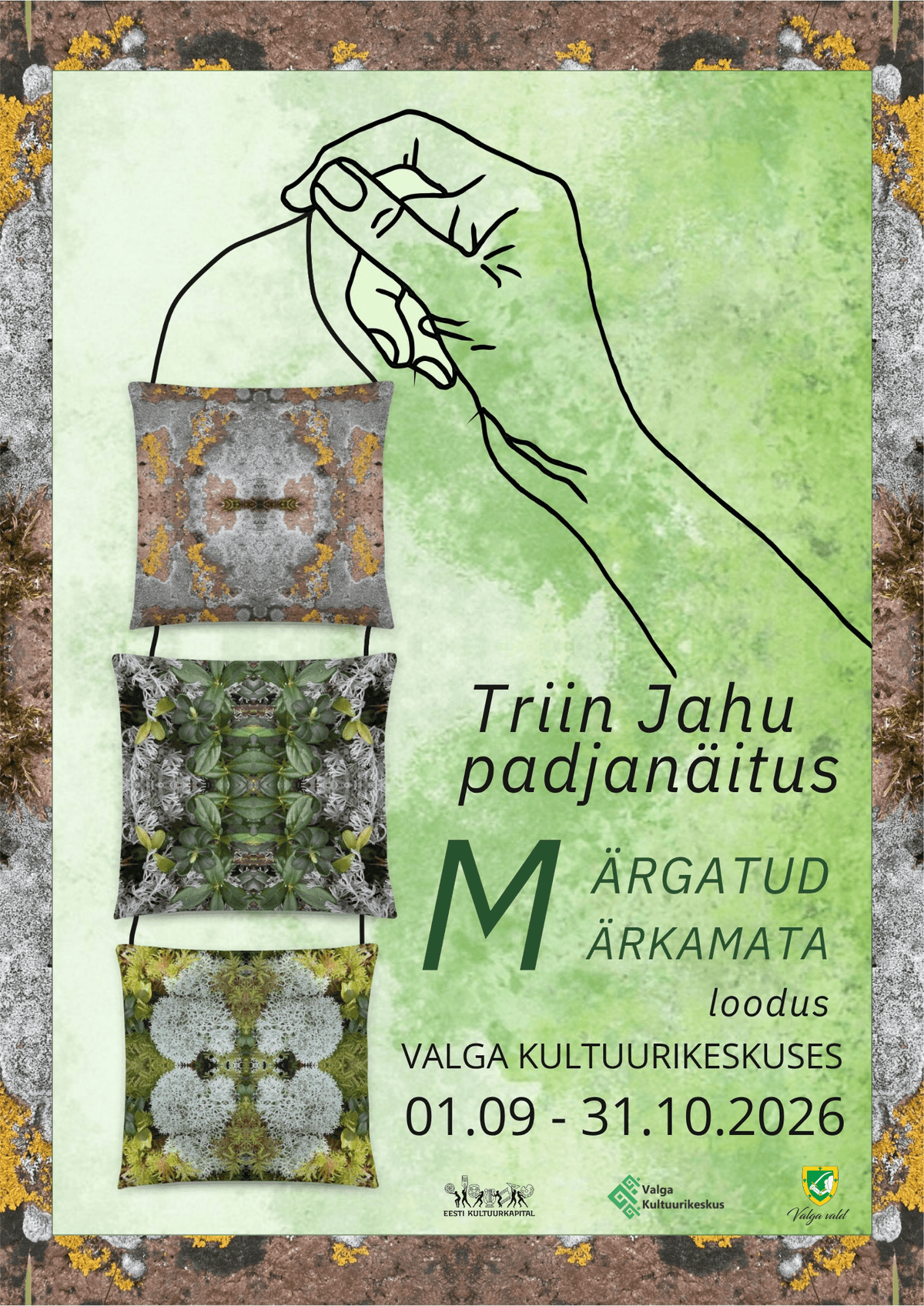 Triin Jahu spilvenu izstāde
