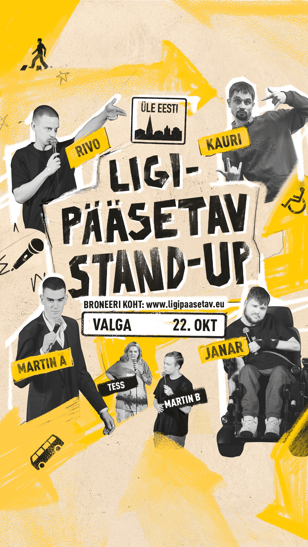 Valga BEZMAKSAS komēdijas vakars: “Pieejamais stand-up”