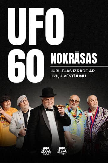 UFO 60 NOKRĀSAS | jubilejas izrāde ar dziļu vēstījumu Jēkabpilī
