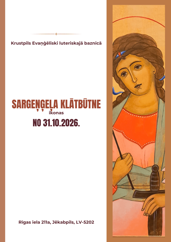 Gitas Palmas ikonu izstāde „Sargeņģeļa klātbūtne” Jēkabpilī