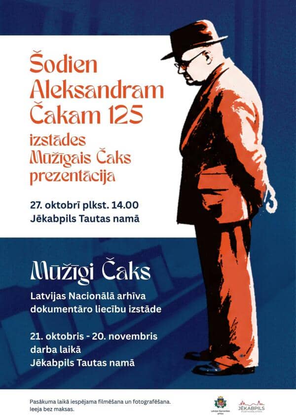 Izstāde “Mūžīgais Čaks” Jēkabpilī