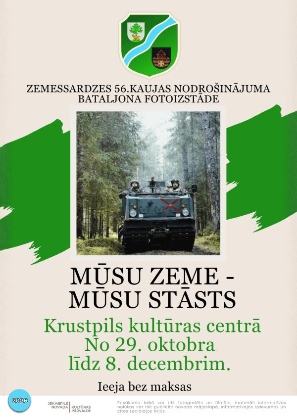 Fotoizstāde “Mūsu zeme – mūsu stāsts” Jēkabpilī