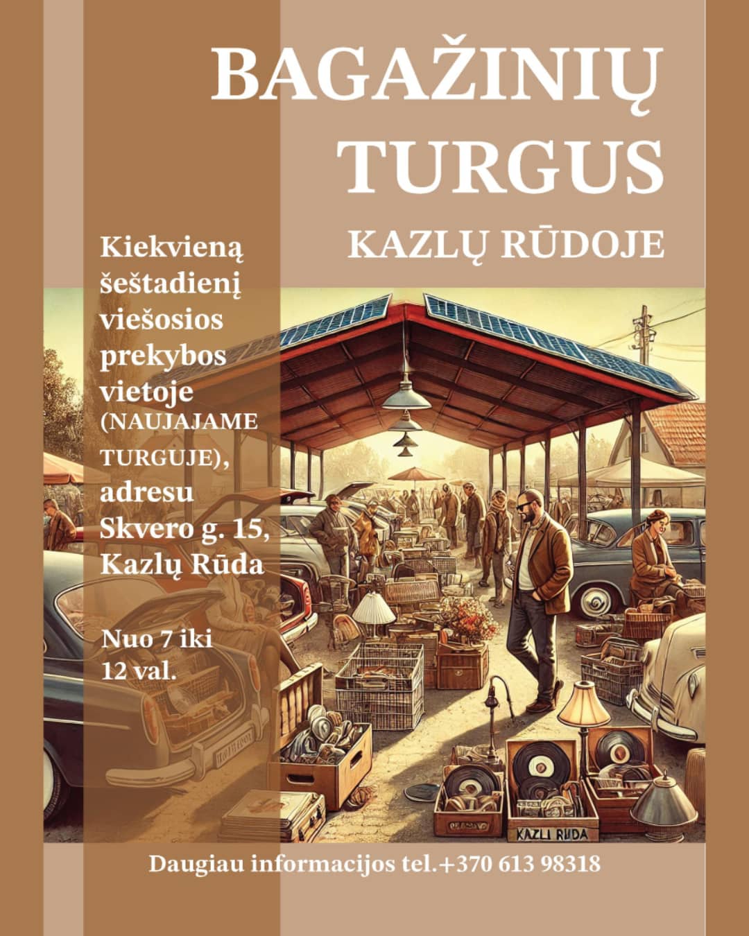 Bagāžnieku tirgus Kazlu Rūdā