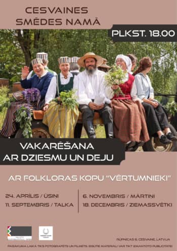 Gadskārtu tradīciju cikla pasākums "Mārtiņi" Cesvainē