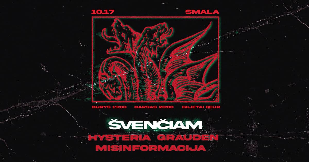 SVINAM | GRAUDEN × Hysteria × misinformacija