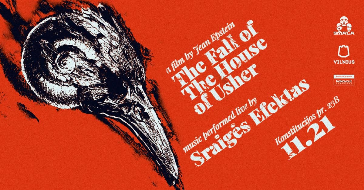 Sraigės Efektas – "The Fall of the House of Usher" (1928)