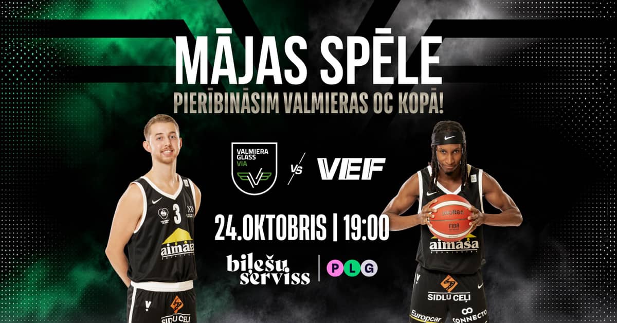 Latvijas - Igaunijas basketbola līgas spēle: VALMIERA GLASS VIA pret VEF Riga