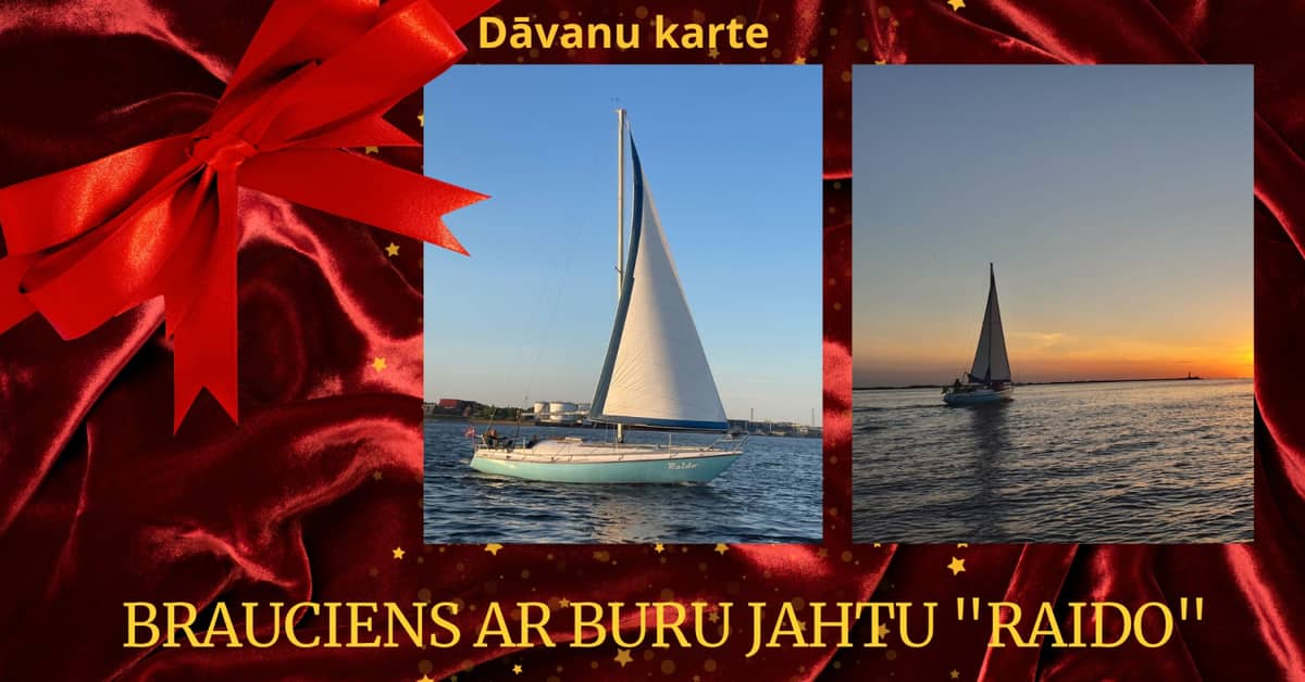 Brauciens ar buru jahtu 'Raido'