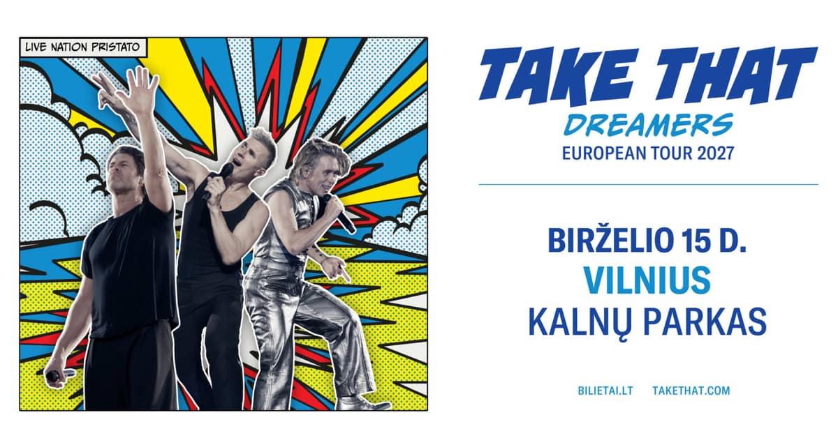 TAKE THAT — Eiropas turneja 2027