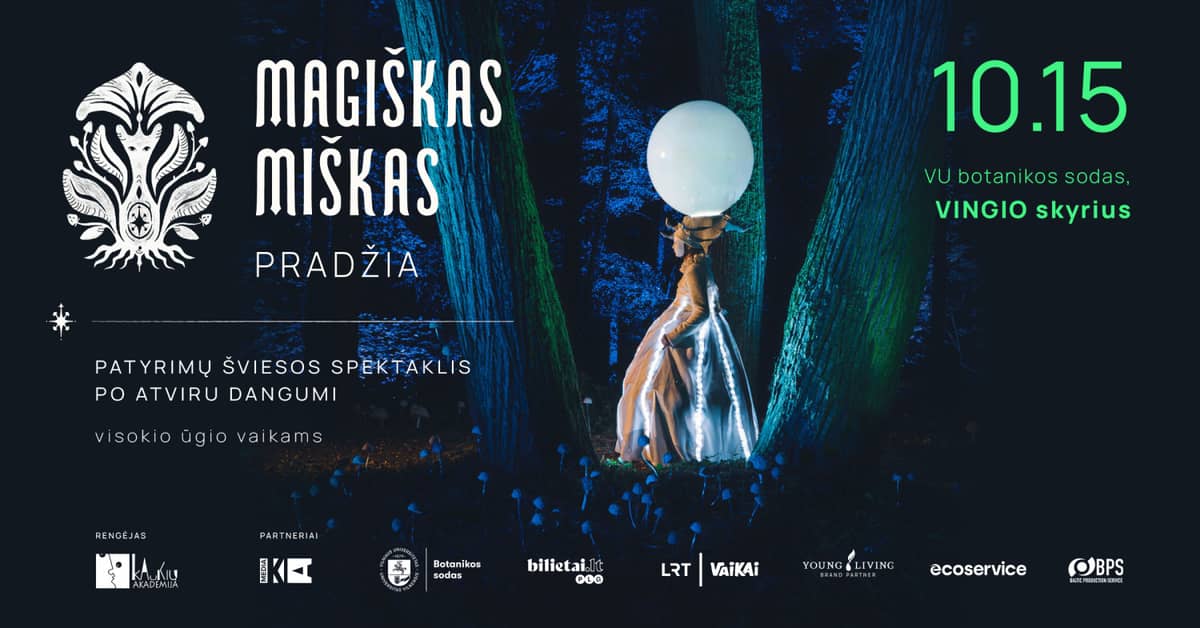 MAĢISKAIS MEŽS. SĀKUMS - piedzīvojumu izrāde visu augumu bērniem *