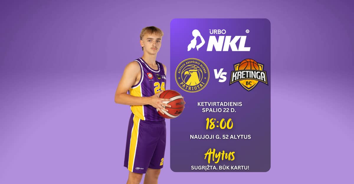 URBO-NKL: Alītas ''Patriotai'' - Kretingas ''Kretinga-FlexBlow''