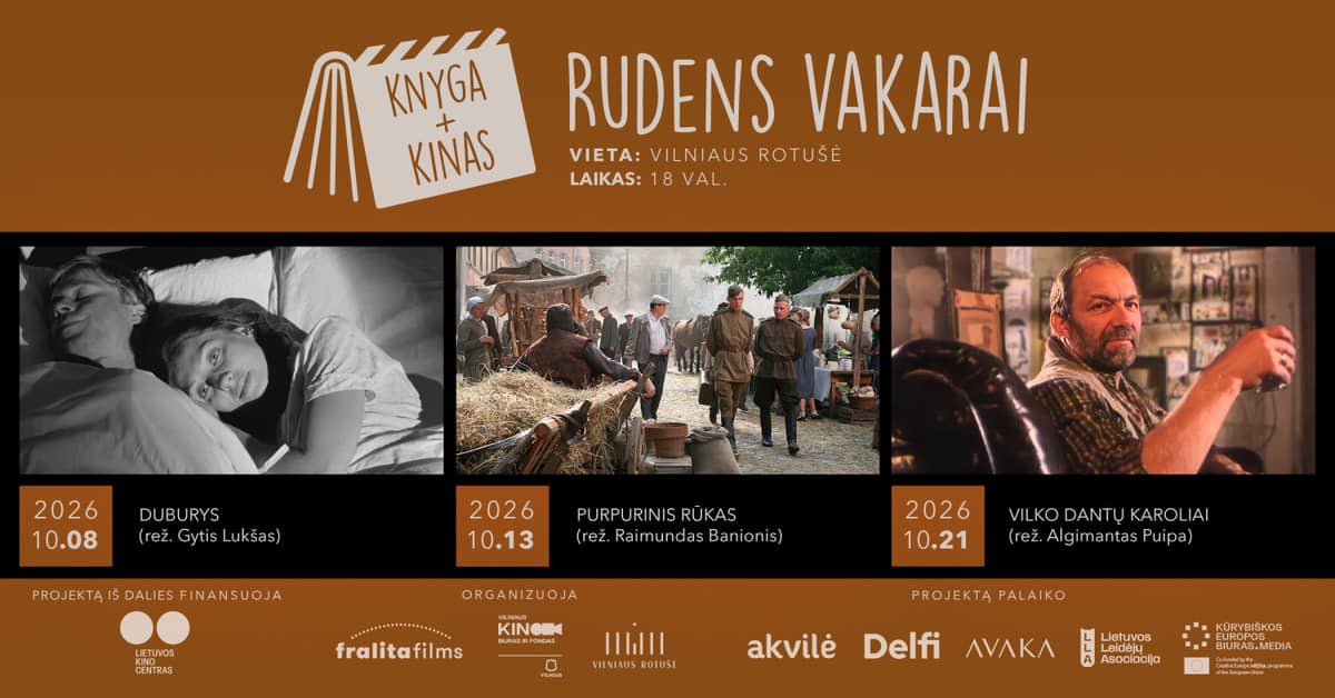 ''Grāmata + Kino: Rudens kino vakari'' — Algimanta Puipas filma ''Vilka zobu krelles''