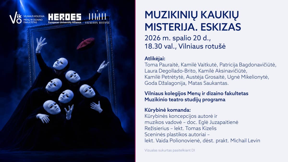 Muzikālo masku mistērija. Skice