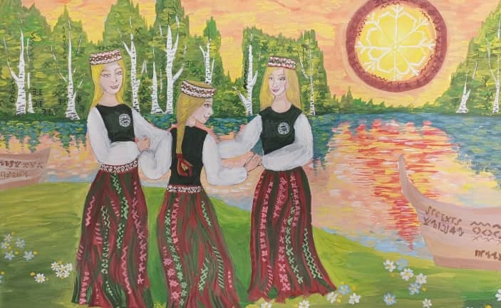 Bērnu radošo darbu izstāde “Mana brīnumainā Latvija”